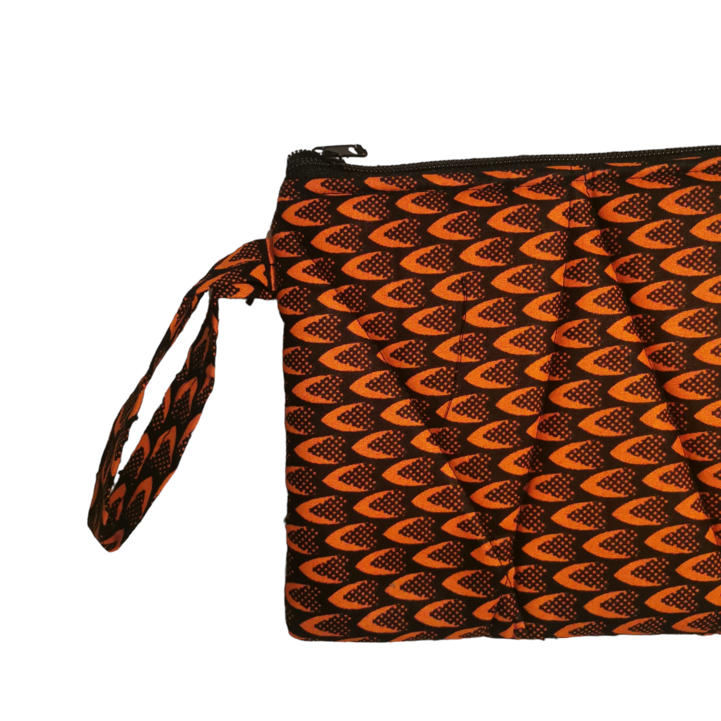 Bolso con estampado naranja