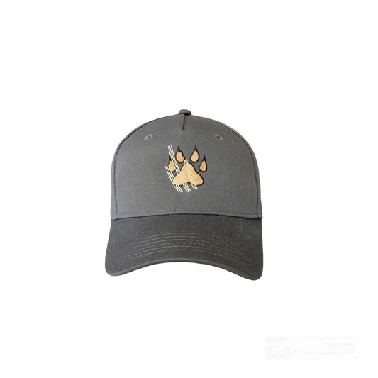 Gorra Huella de León Gris Oscuro