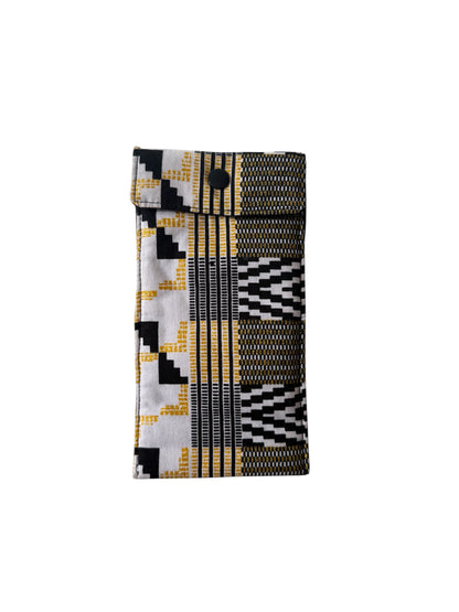 Funda para gafas estampado blanco y negro