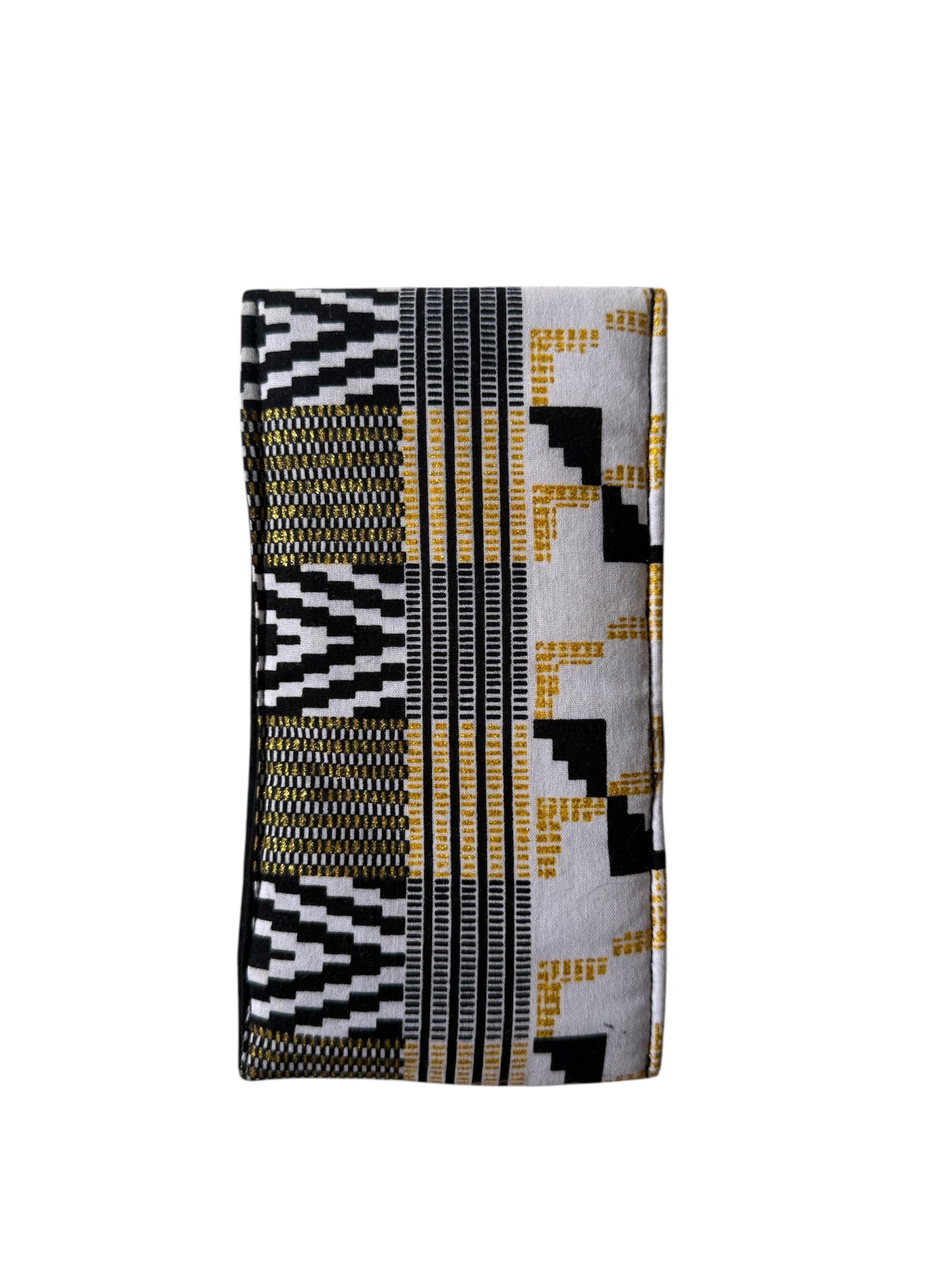 Funda para gafas estampado blanco y negro