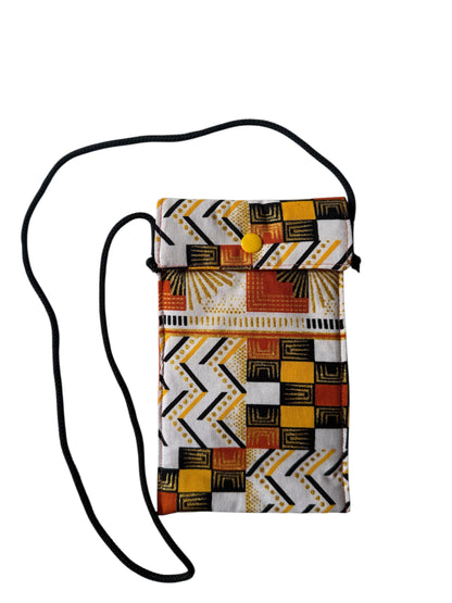 Funda para el movil con estampado en cuadros