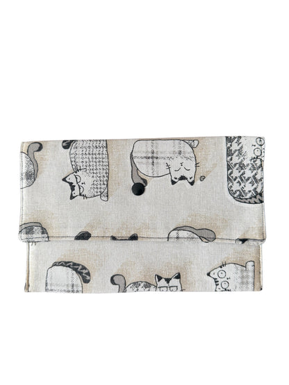 Bolso con estampado de gatos