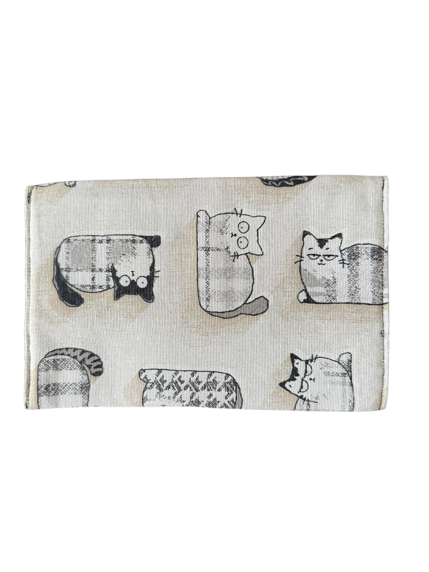 Bolso con estampado de gatos