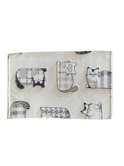 Bolso con estampado de gatos