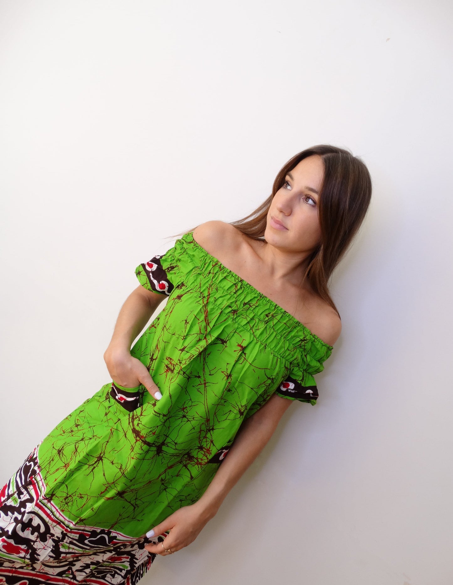 Vestido verde Wax